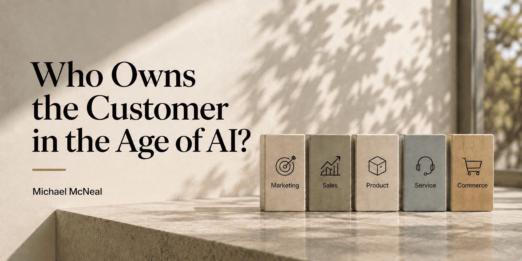 Who Owns the Customer in the Age of AI — article cover graphic.