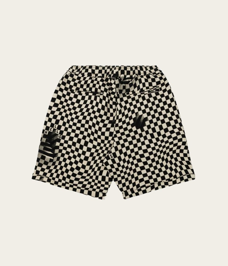 The Dudes Checkered EZ Premium Shorts  - Multicolor