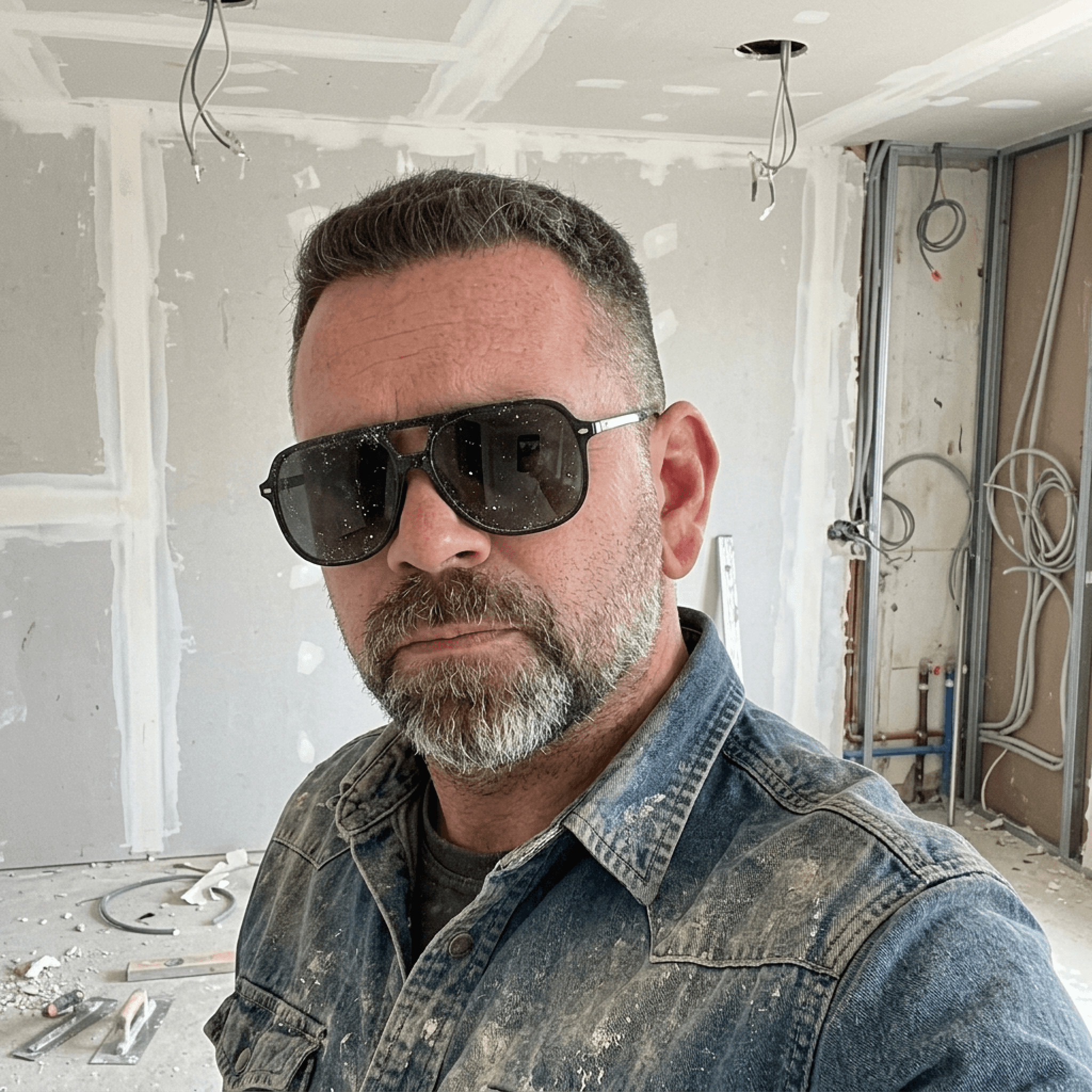 Sebastien sur chantier