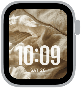 spring linen Apple Watch face preview 1 featuring modern and spring.
