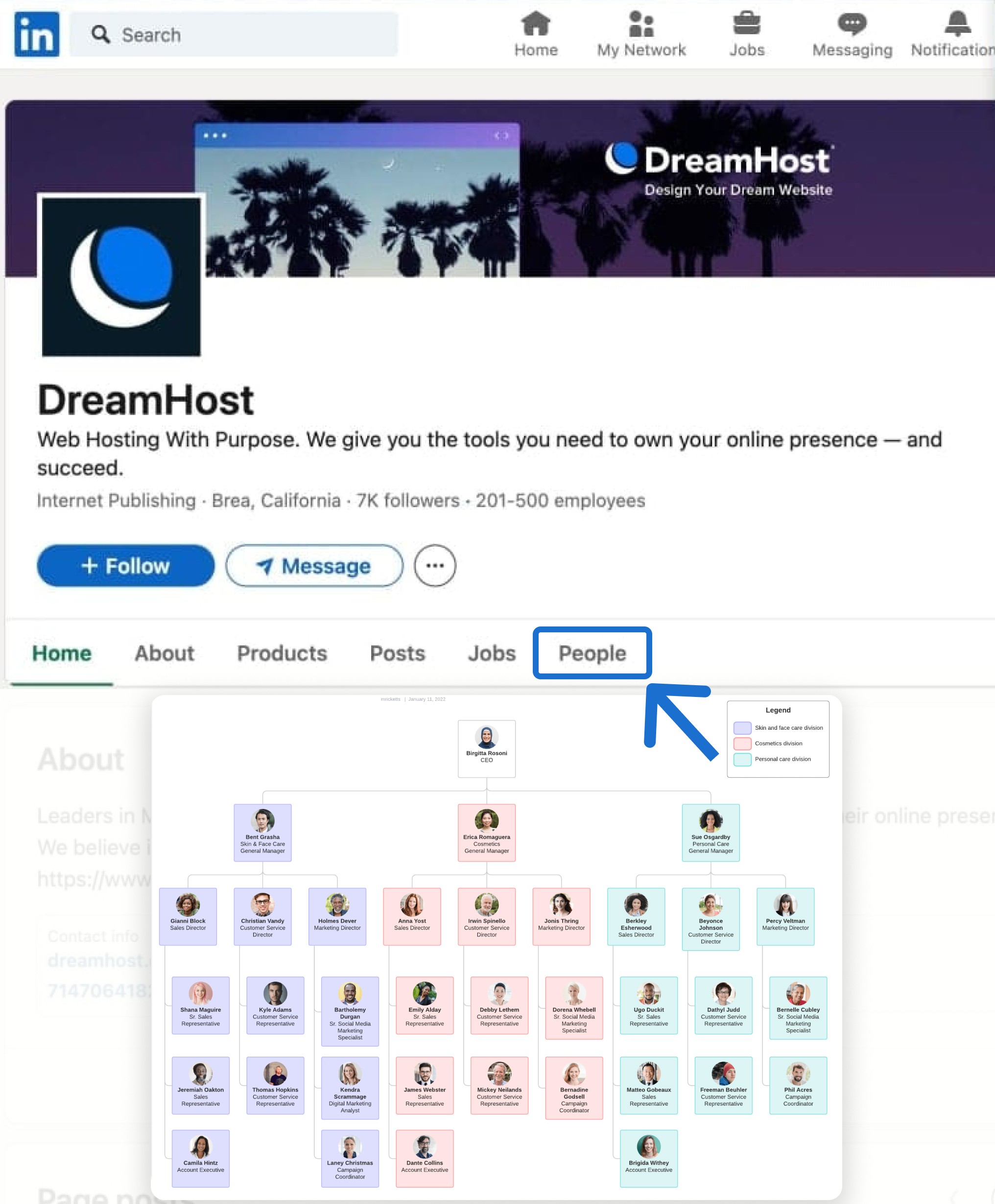 An image of Freelio's project ui