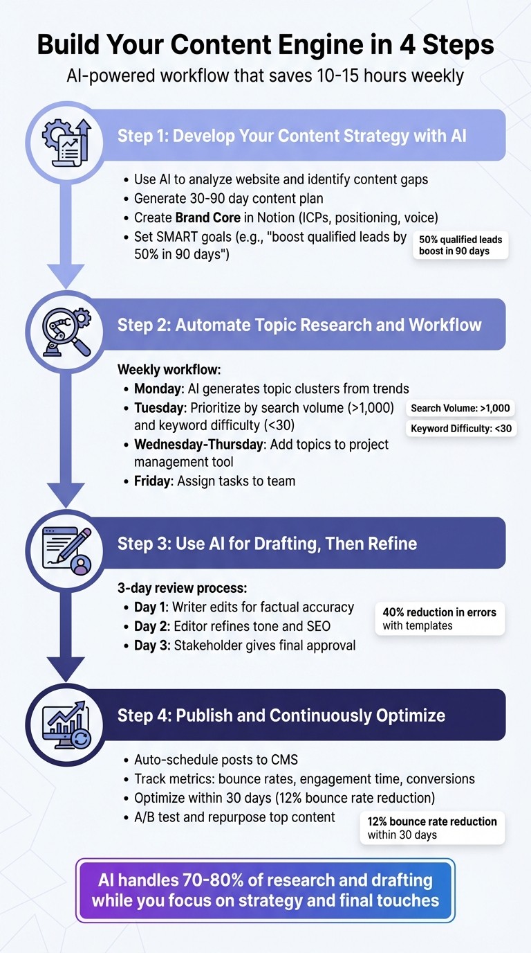 4-Step Content Engine Framework for Pre-Seed Startups