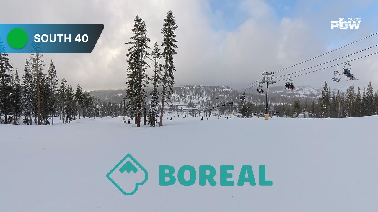 South 40 Boreal – Easy Beginner Run via Castle Peak