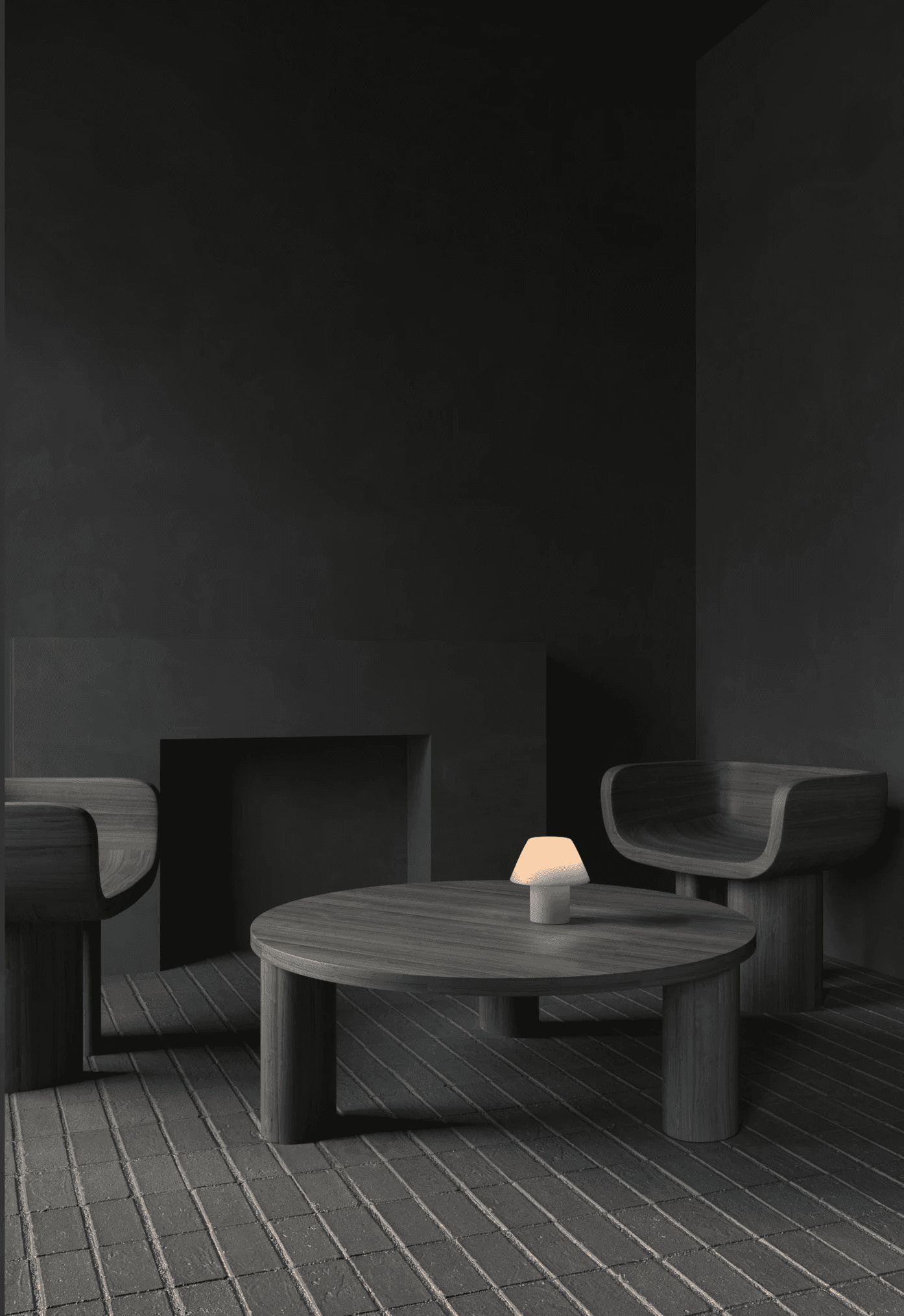 A scene of an oakwood fruit bowl on the table