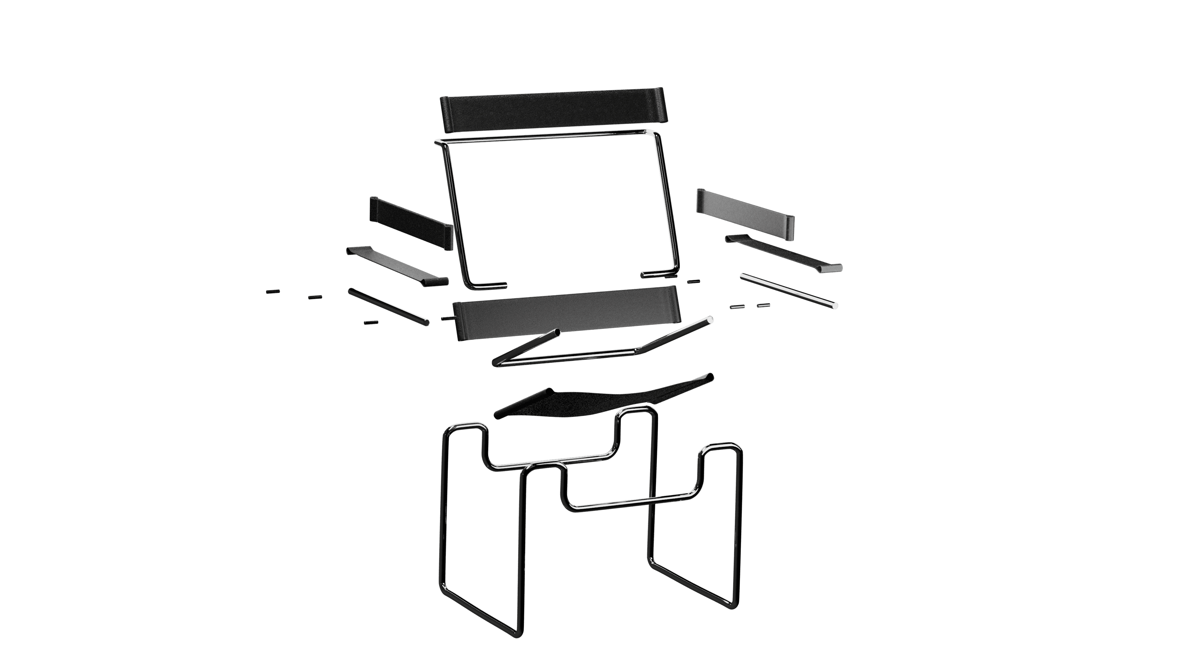 exploded view render