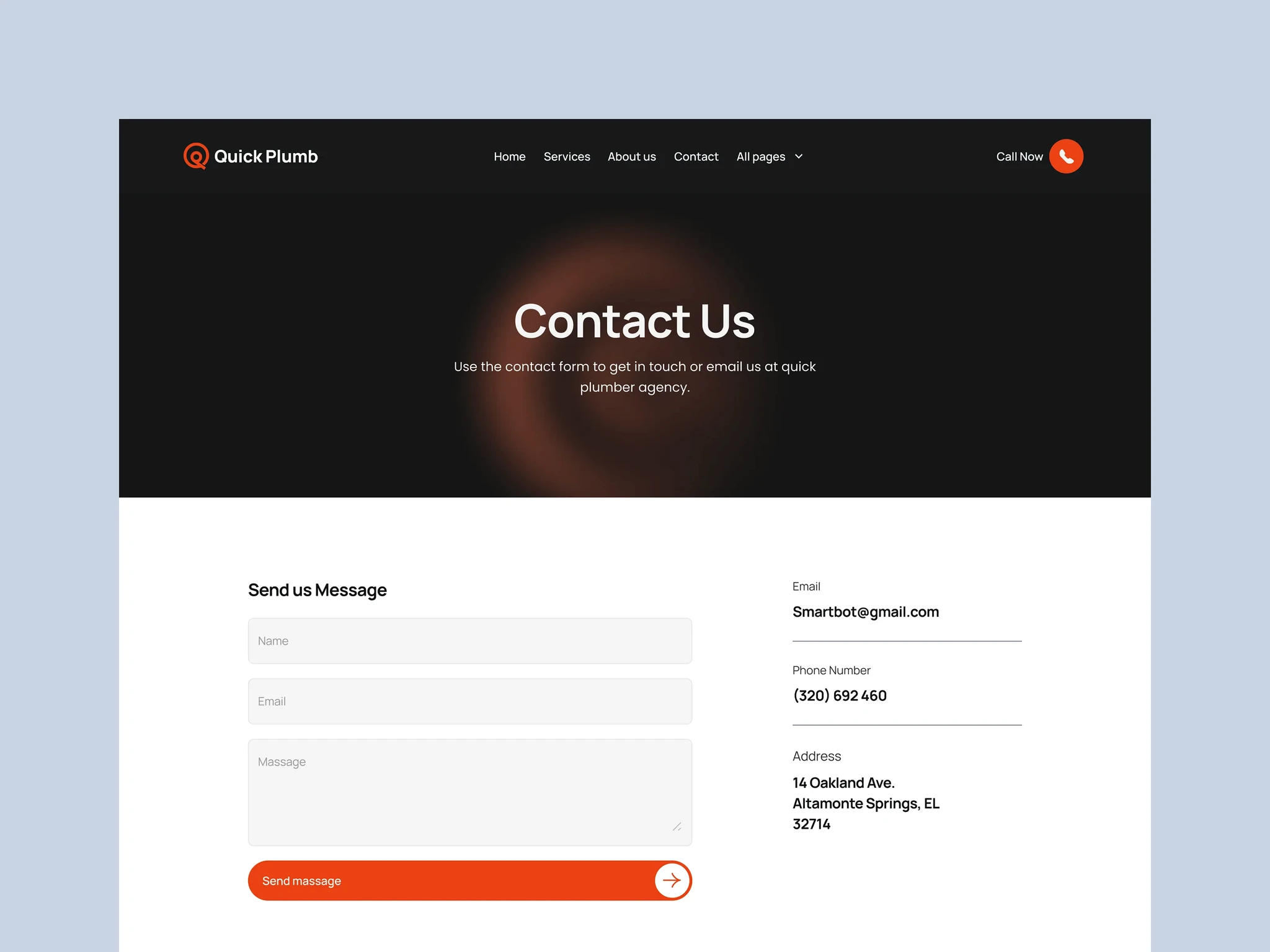 Event Website Template