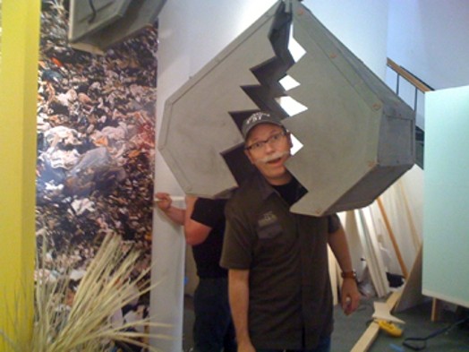 student and installations for The Candy Coated Carnival of Controversy