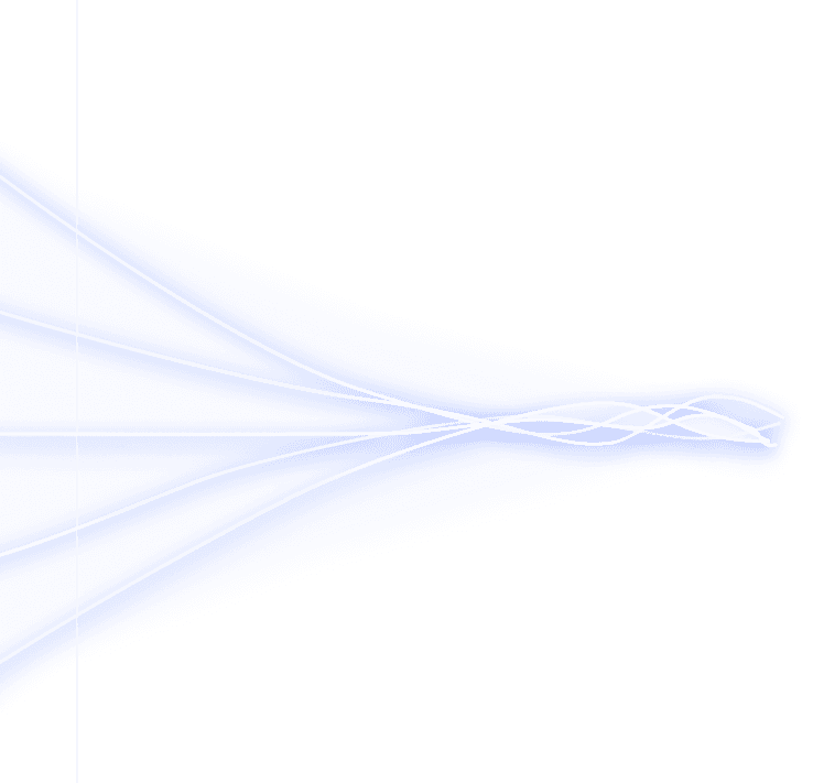 Illustration einer blau‑violetten Trendlinie, die Google‑Rankings symbolisiert.