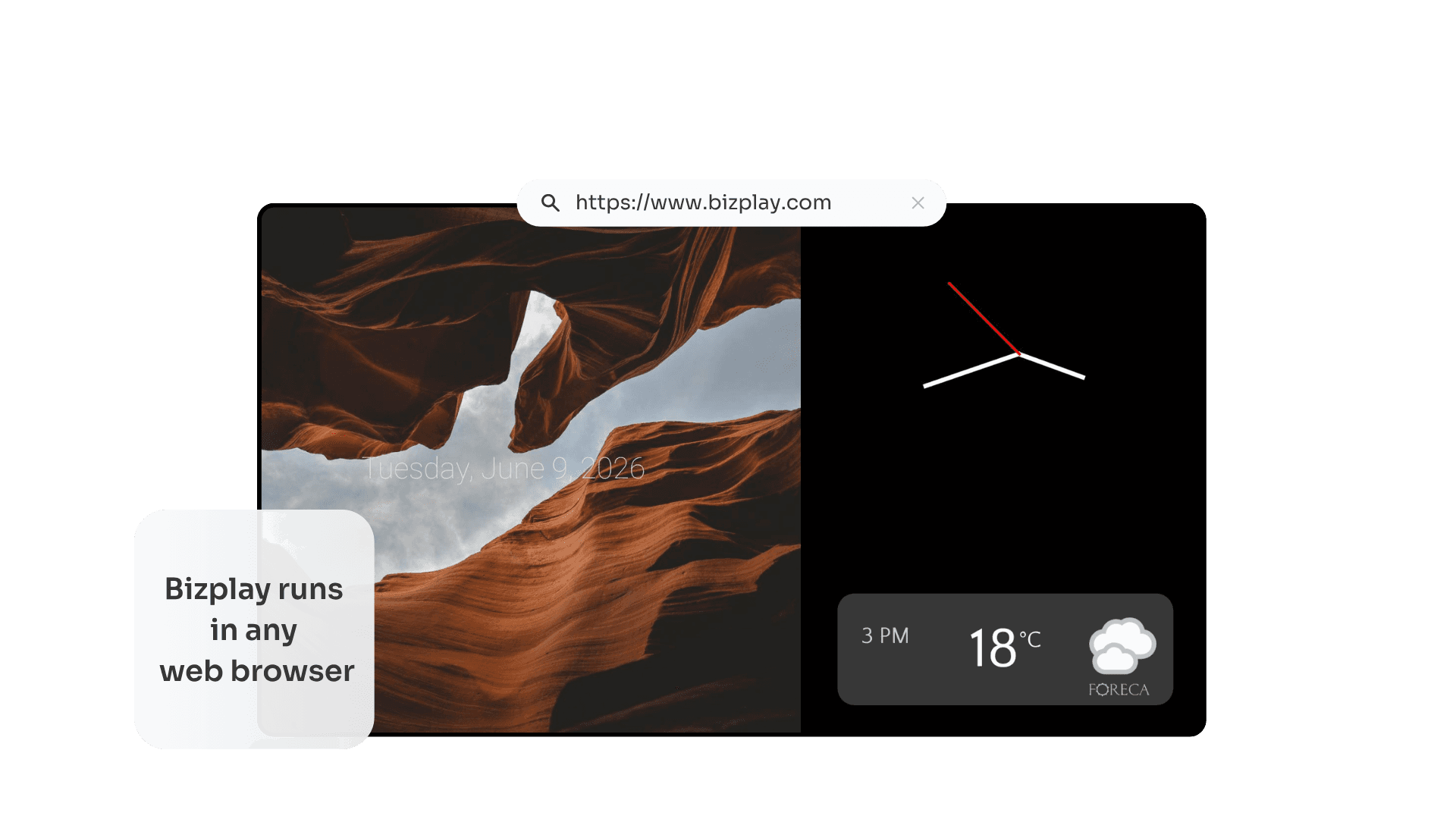 Bizplay runs in any web browser.