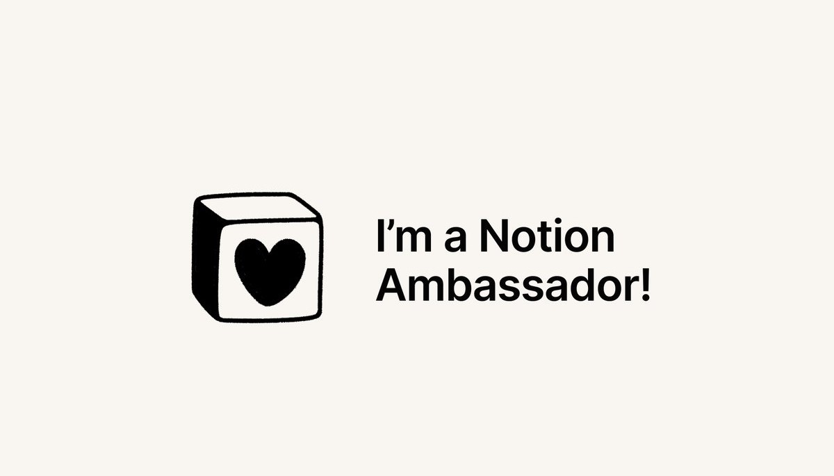 Notion Ambassador Badge