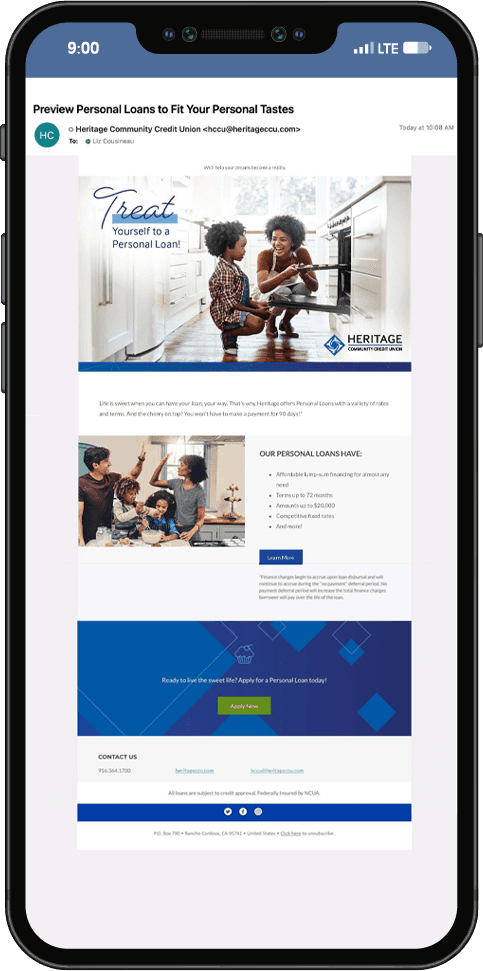 Treat yourself to a personal loan