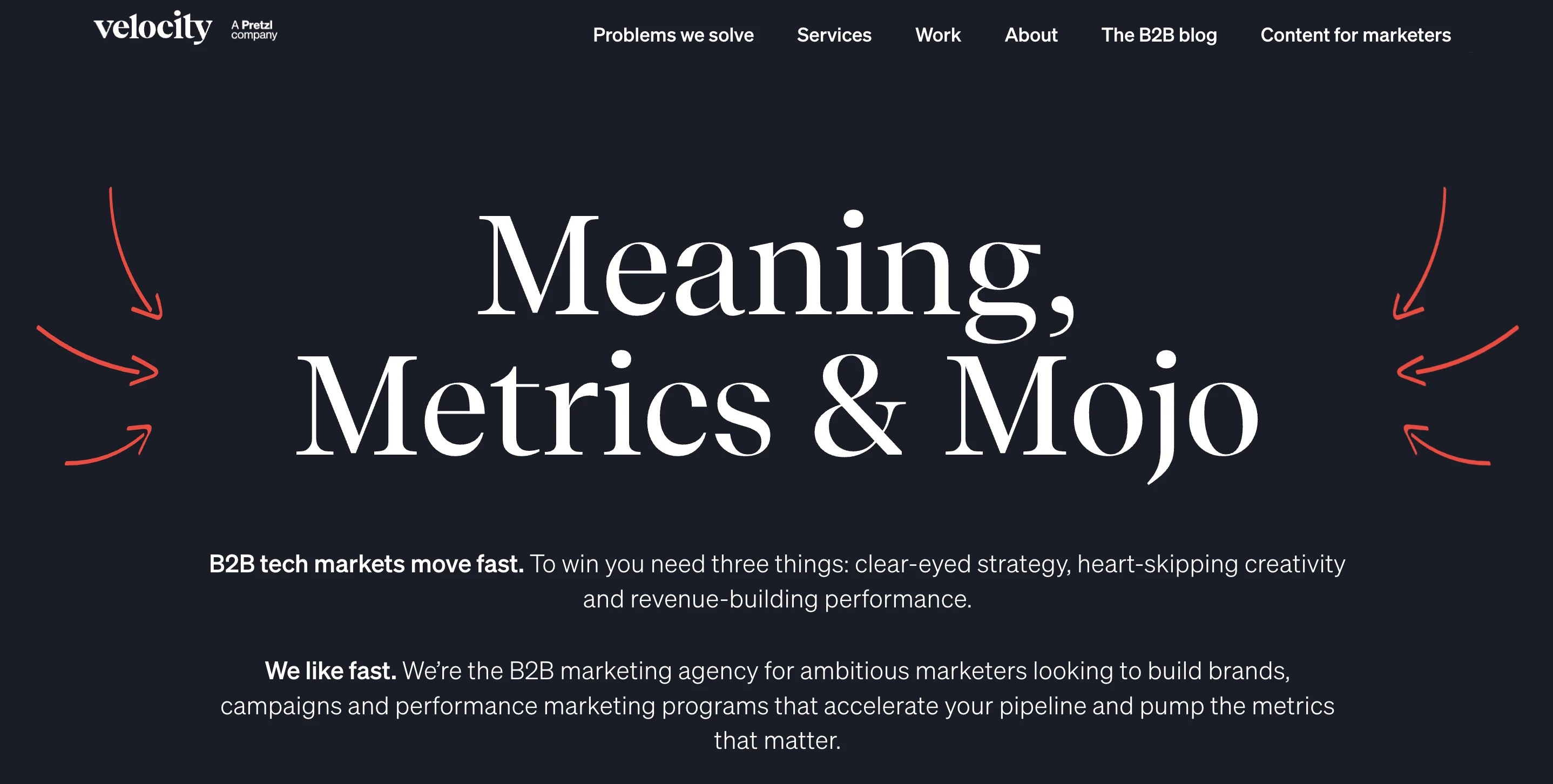 Screenshot of Velocity 