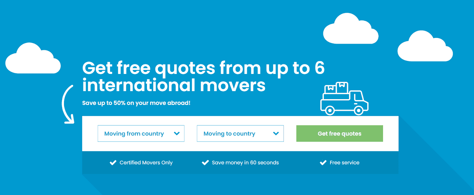 Compare international moving companies