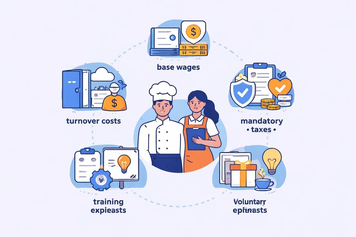 Staff cost components breakdown