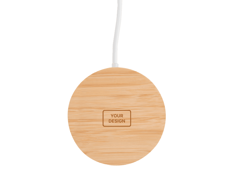 Custom USB C wireless charger for corporate gifting and tech accessories