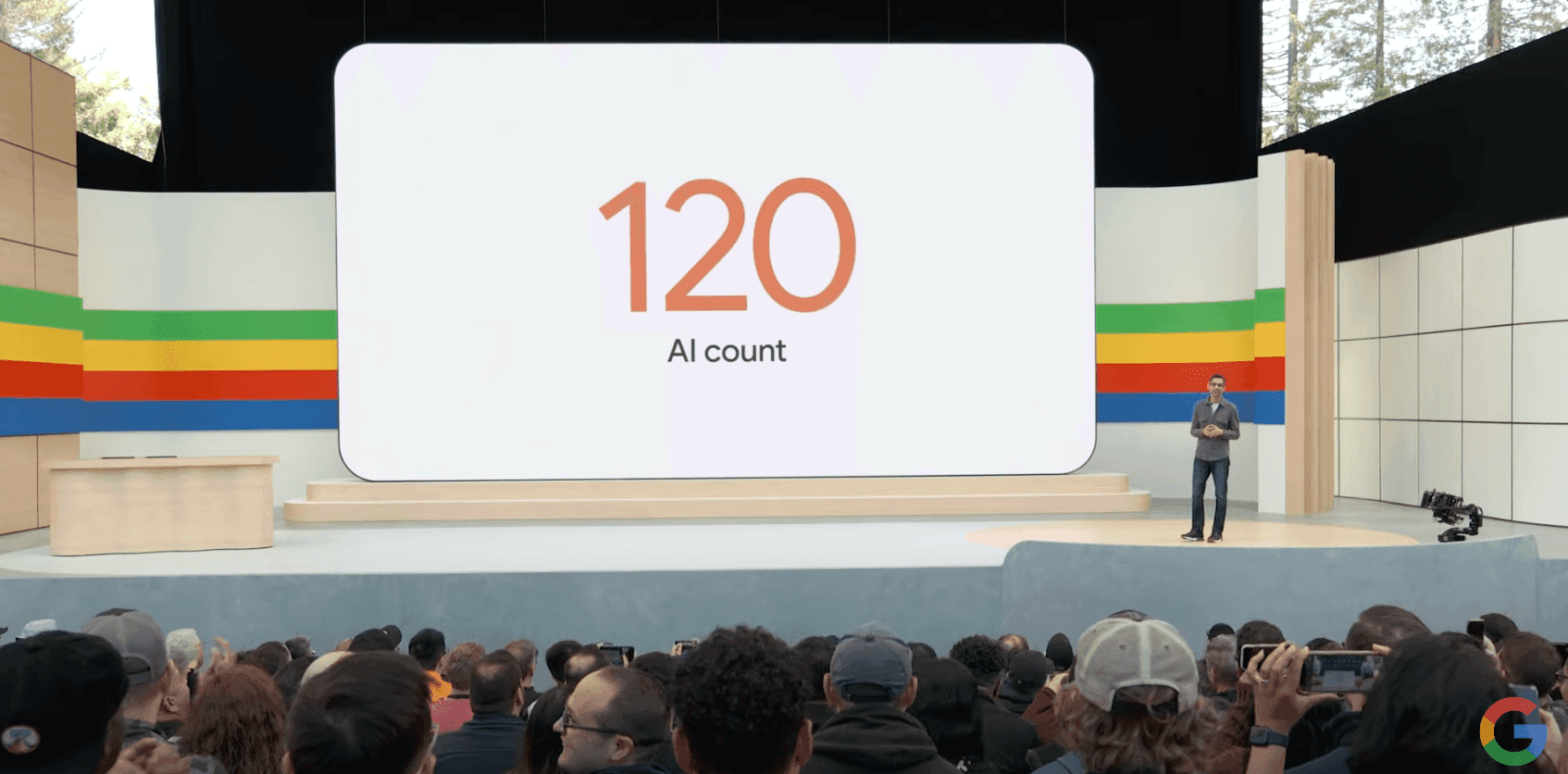 Slide of the presentations at the venue