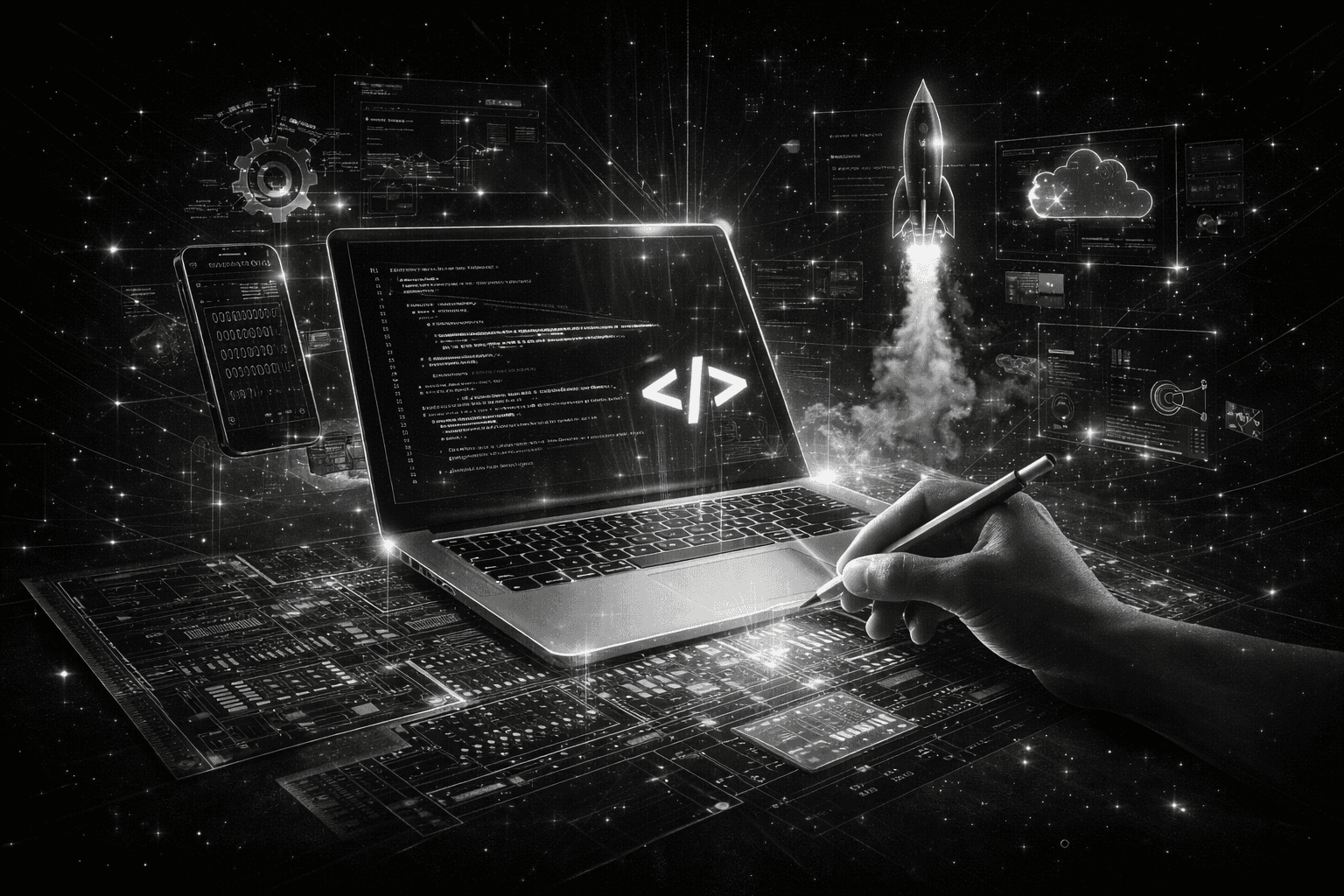 Athlete winning a race