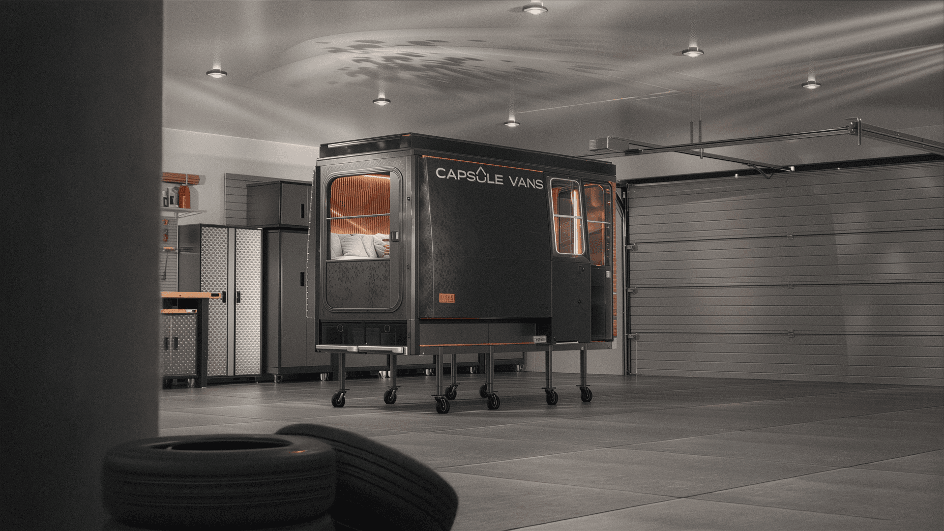 Compact enough for home storage — no paid lots, no extra planning.