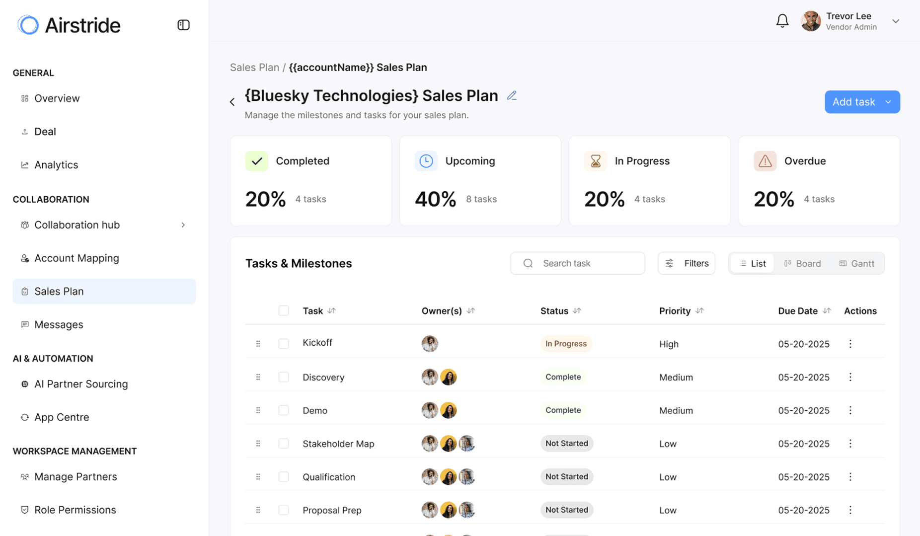 Airstride AI Partner Sourcing