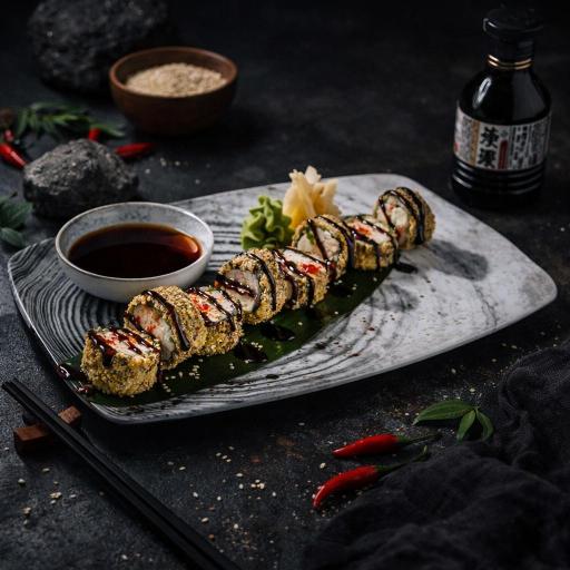 orange flower with black background