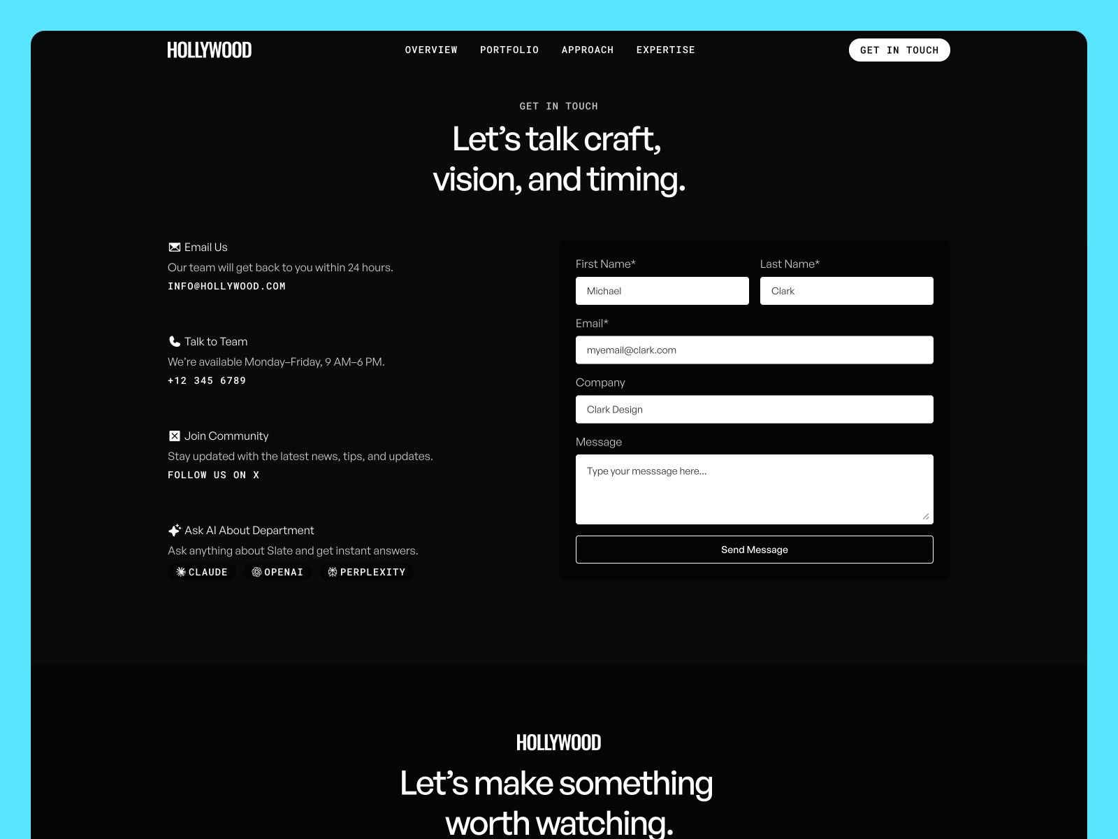 Hollywood Framer Template