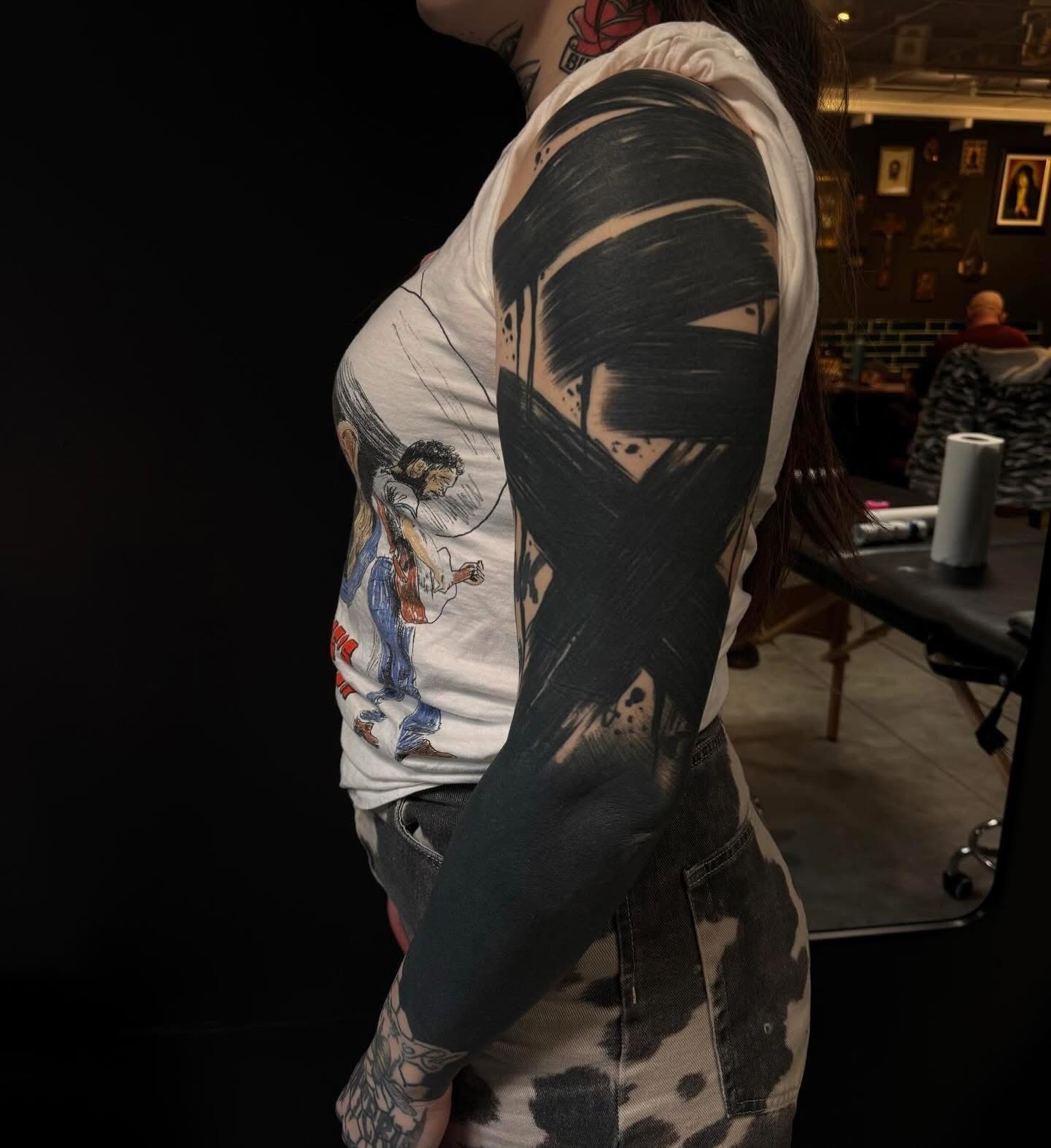 Tattoo studio portrait study