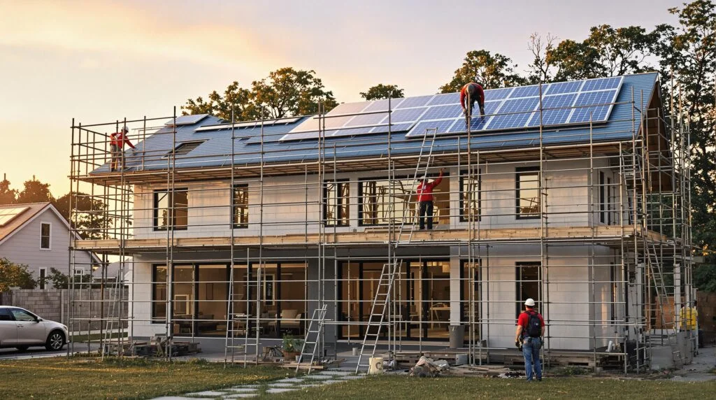 Rénovation énergétique en cours