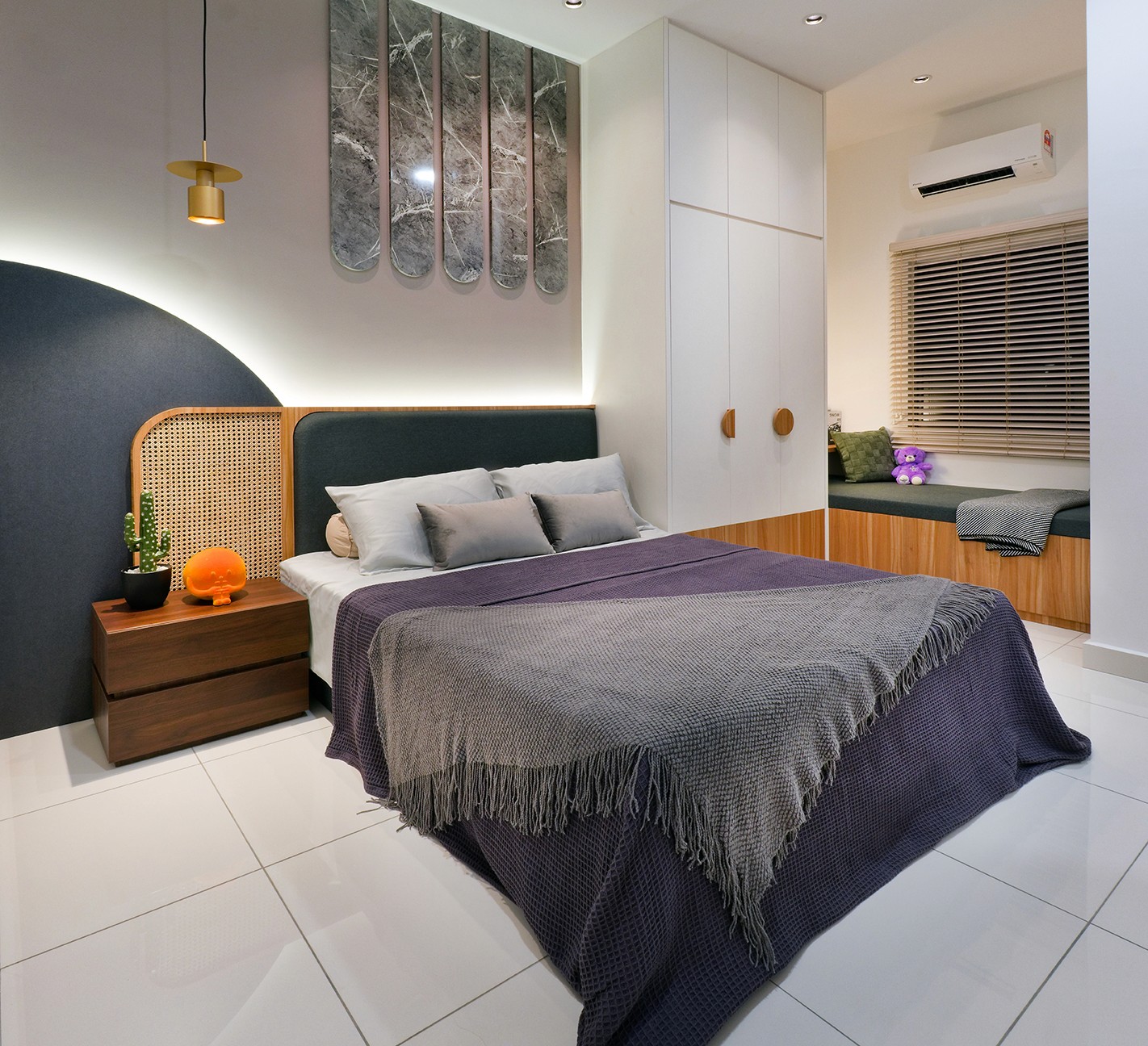 Modern Minimalist Masterbedroom Singapore