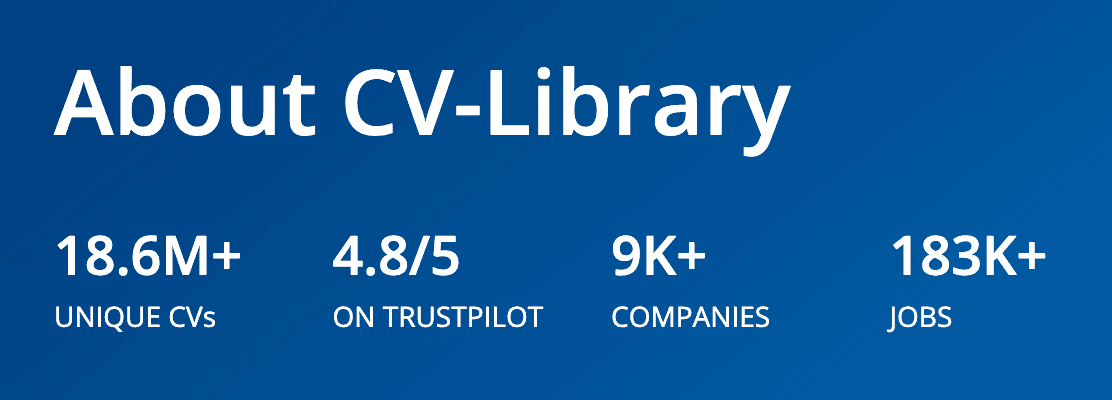 Stats about the CV-Library job site