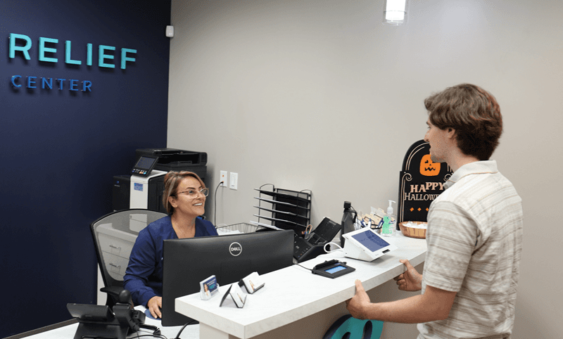 Sound Relief Peoria Front Desk Smiles
