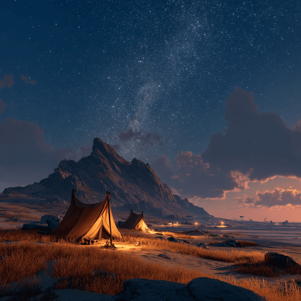 Crickets in the night