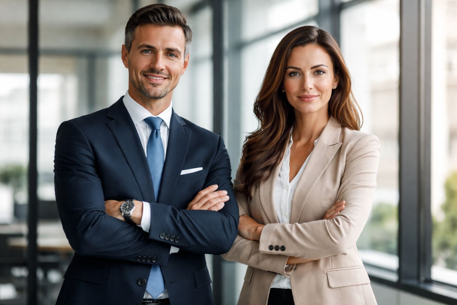 Staff image in happy mood