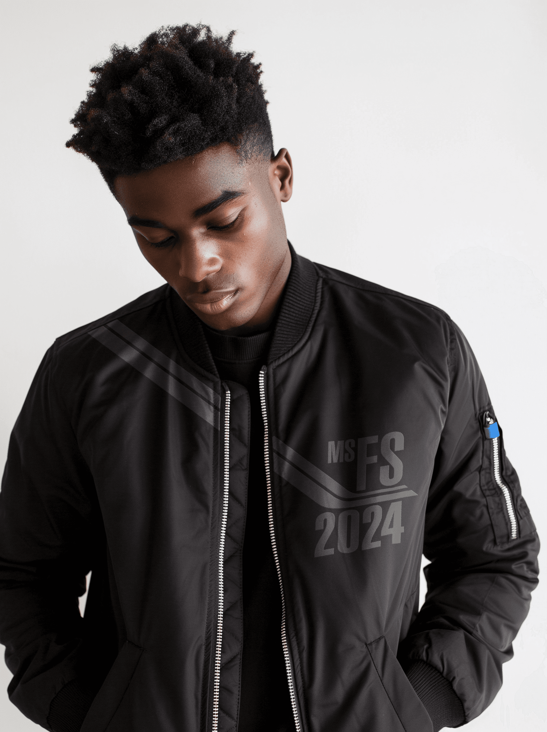 MSFS 2024 logo jacket in dark grey