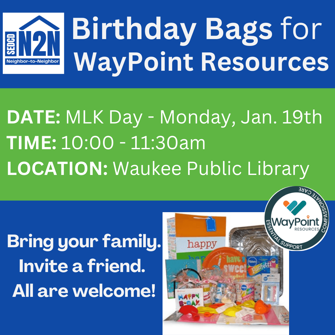 MLK Day Birthday Bags