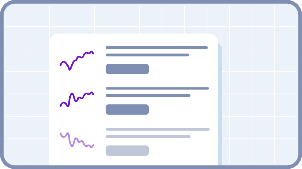 The image displays a stylized digital interface showing abstract graphs and charts on a webpage, featuring graph icons and rectangular text boxes against a light grey background, illustrating data analysis and online information presentation.