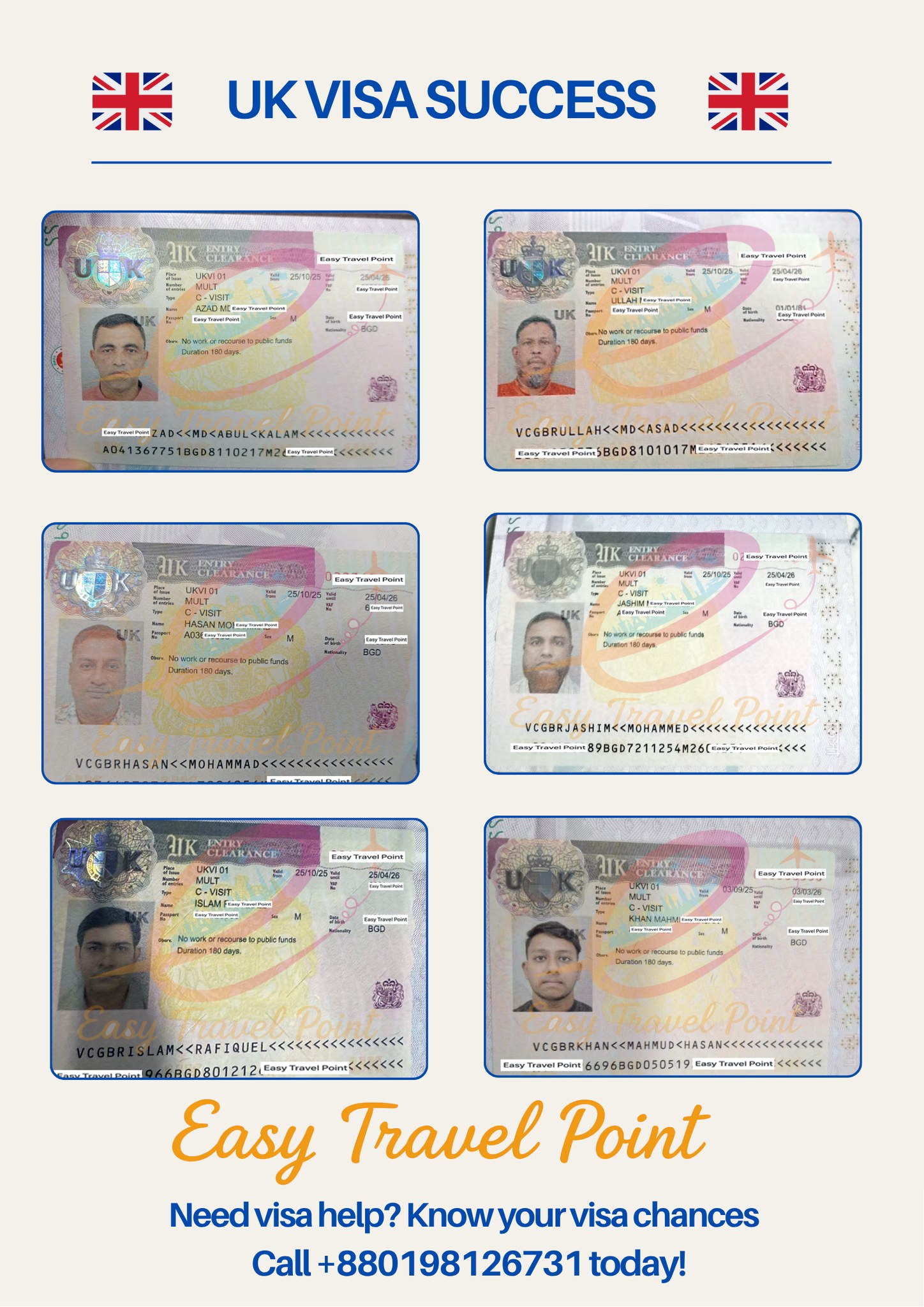 Another round of happy travelers