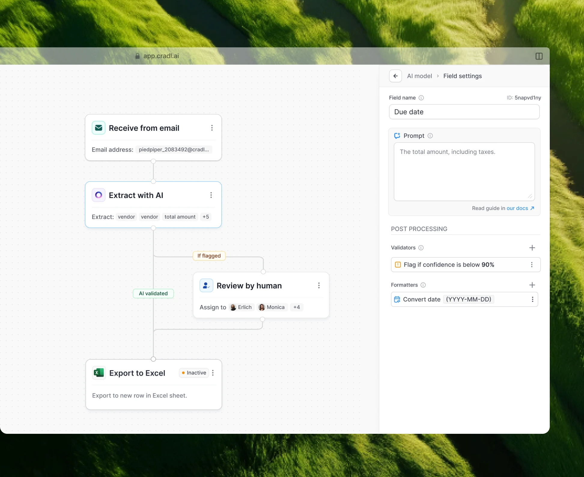 Four task cards marked as complete