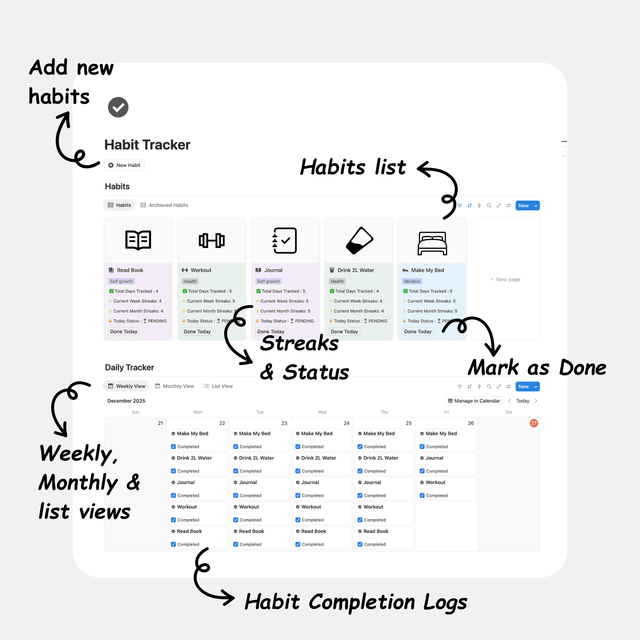 notion habit tracker template