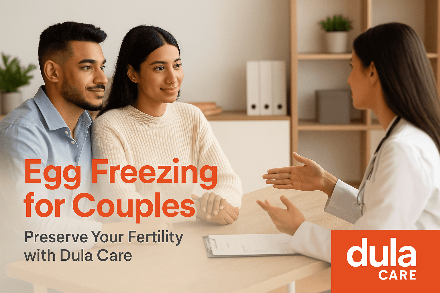 egg freezing India, fertility preservation, egg freezing for couples, egg freezing before IVF, IVF planning, fertility awareness, preconception health, Dula Care fertility clinic, Dula