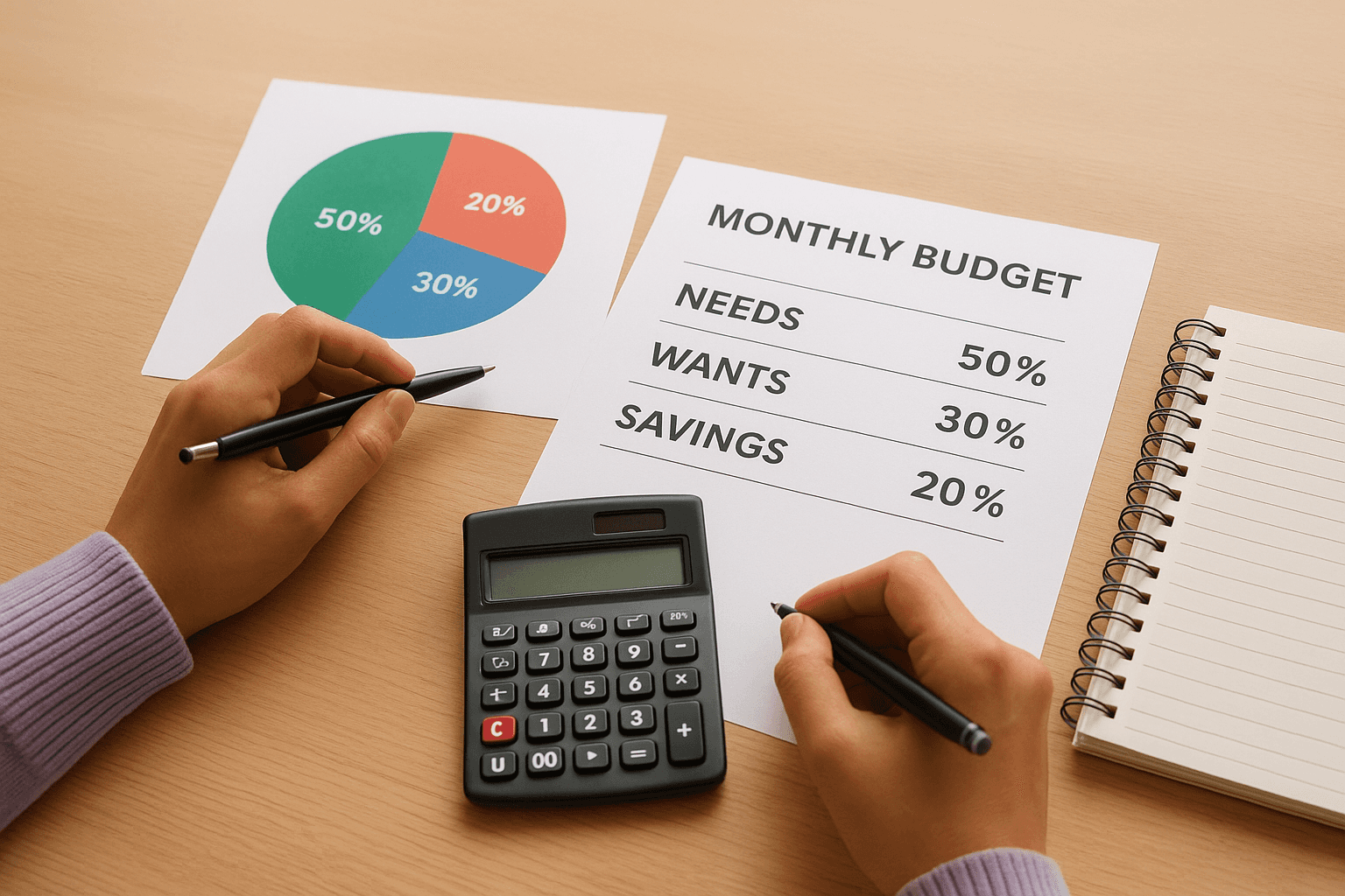 Apply a simple budgeting framework