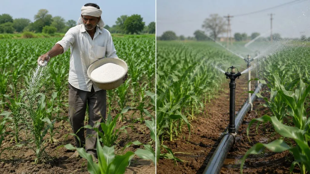 Fertilizer and Irrigation Management for Maize