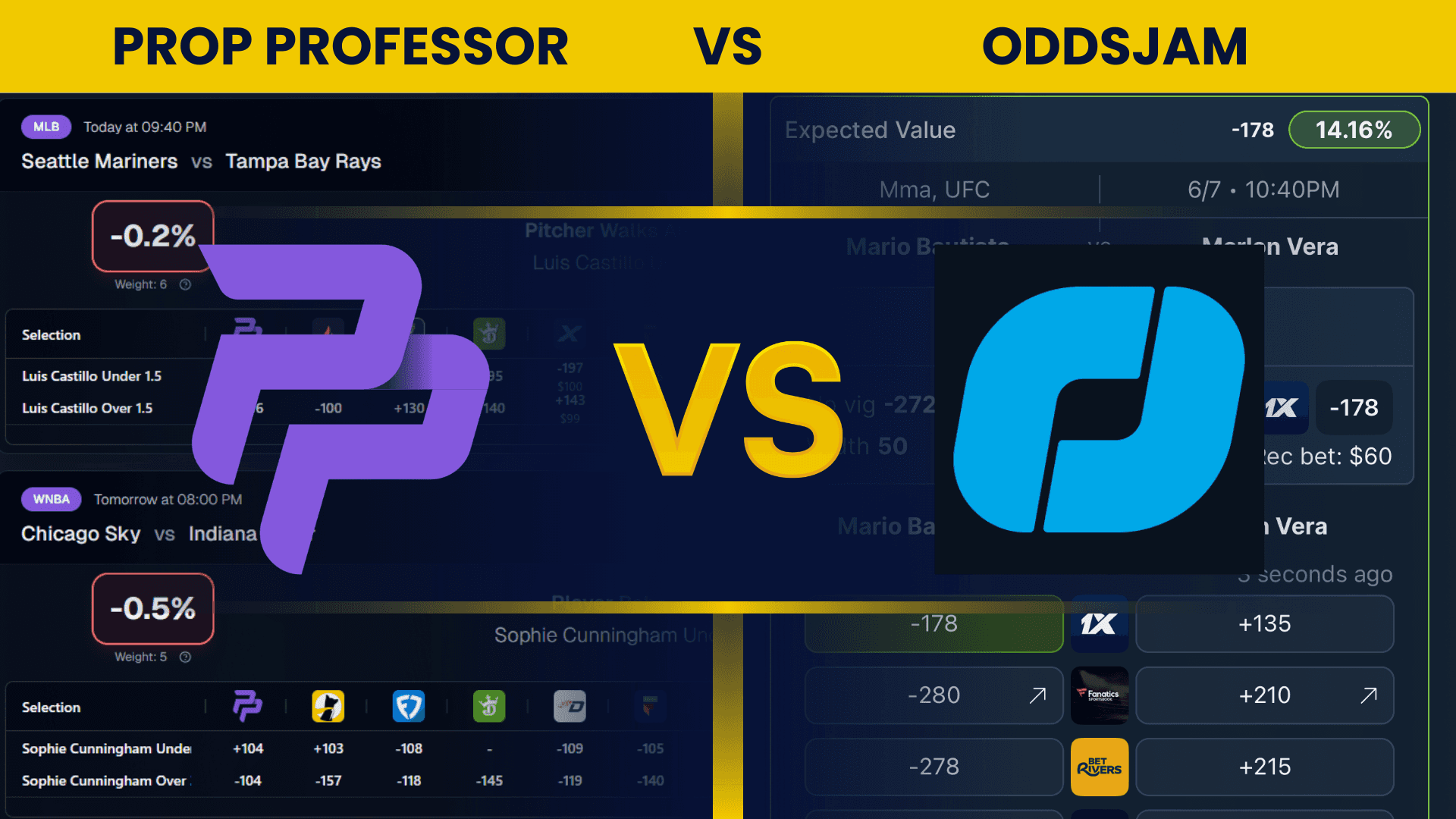 Prop Professor vs OddsJam Comparison