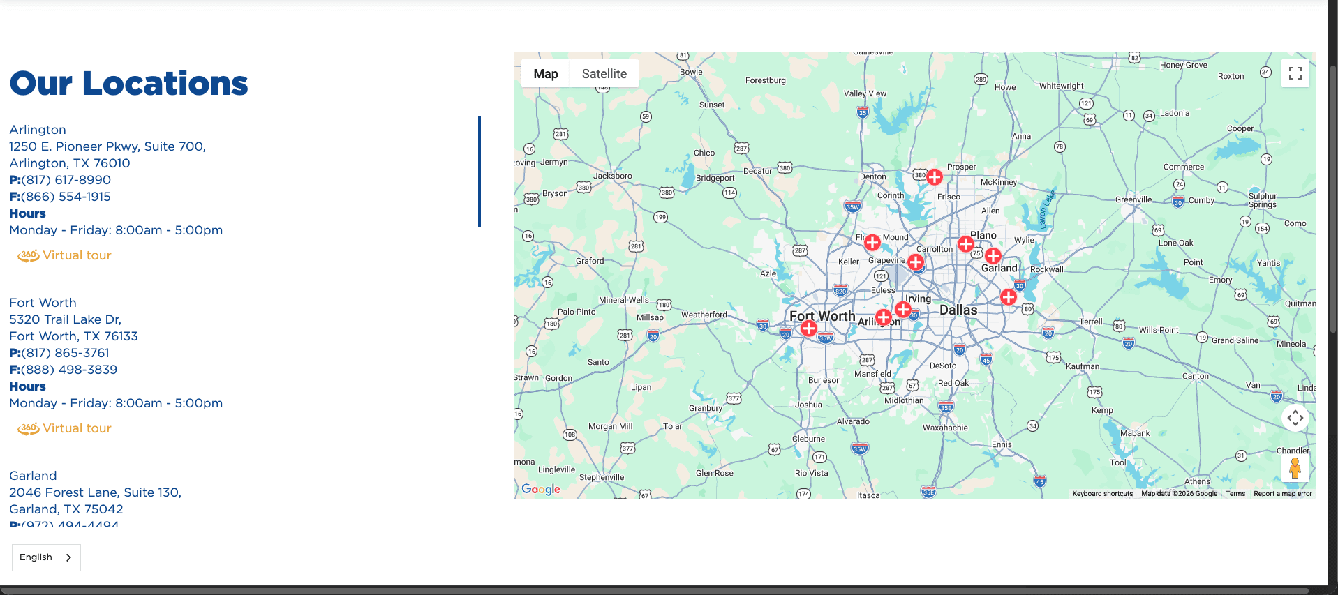 Valora medical, locations