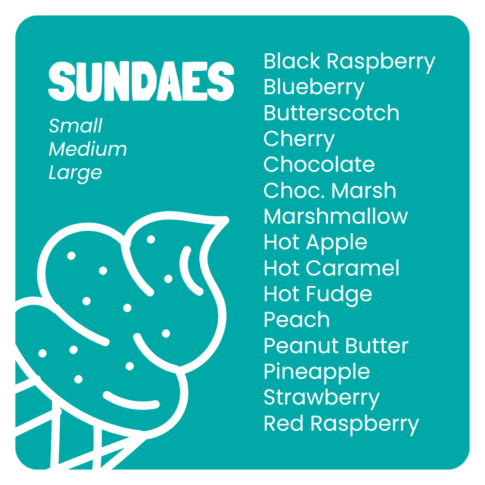 Regular Sundae Options