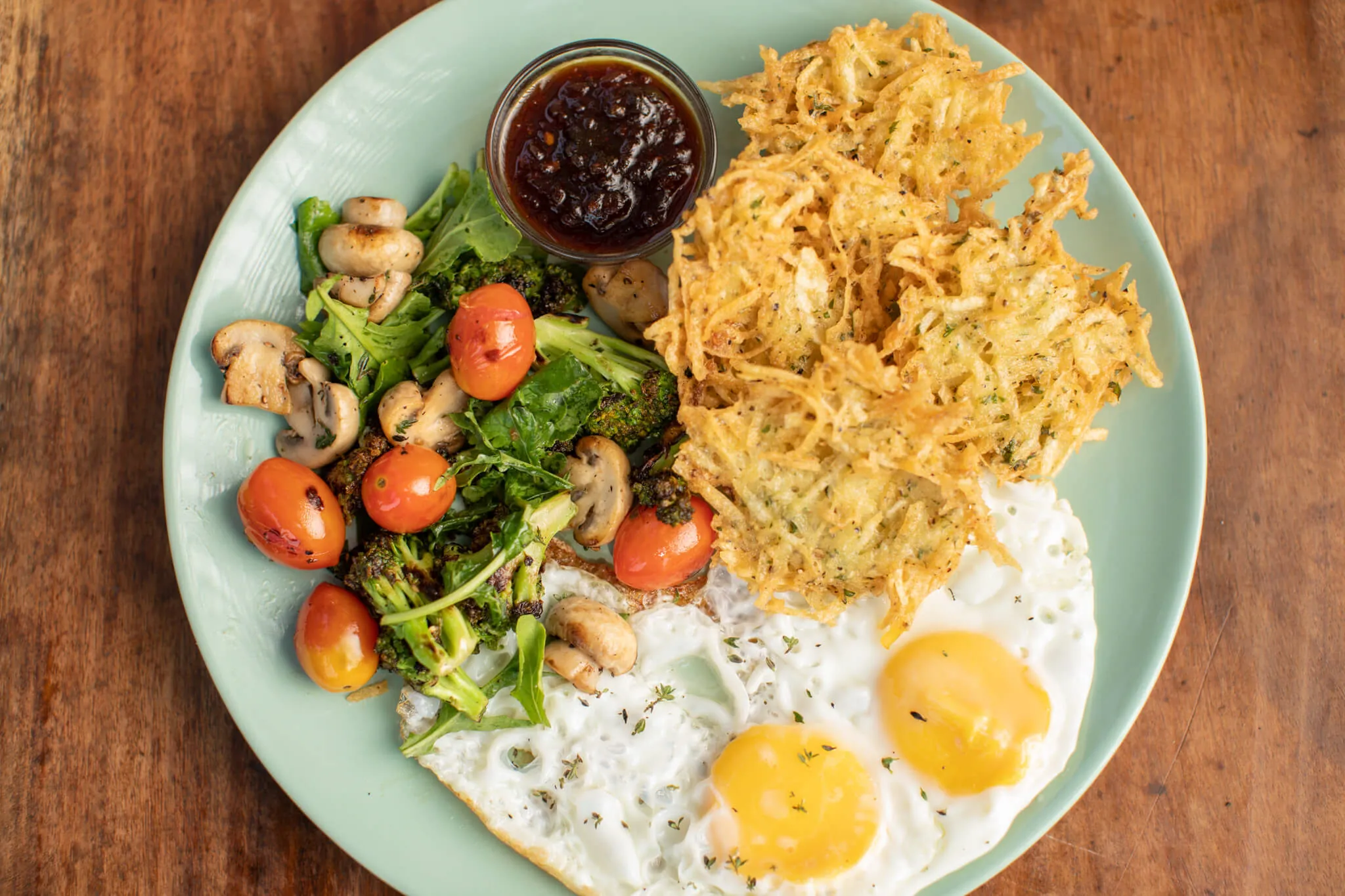 The big breakfast plate at Jaali Kitchen, Casa Jaali