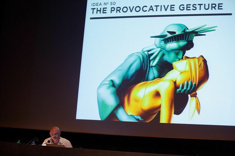 steve giving the talk