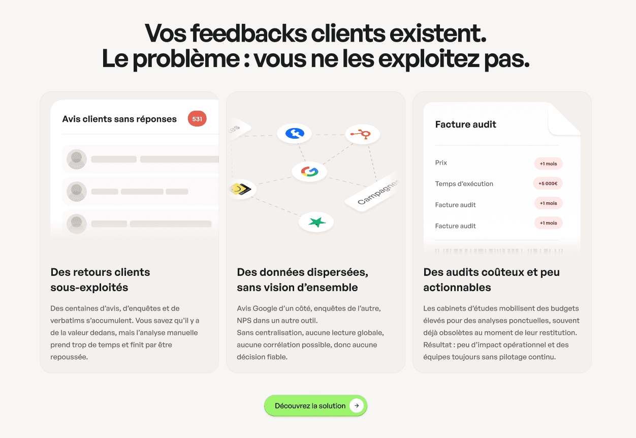 Section problèmes du site de Spreak