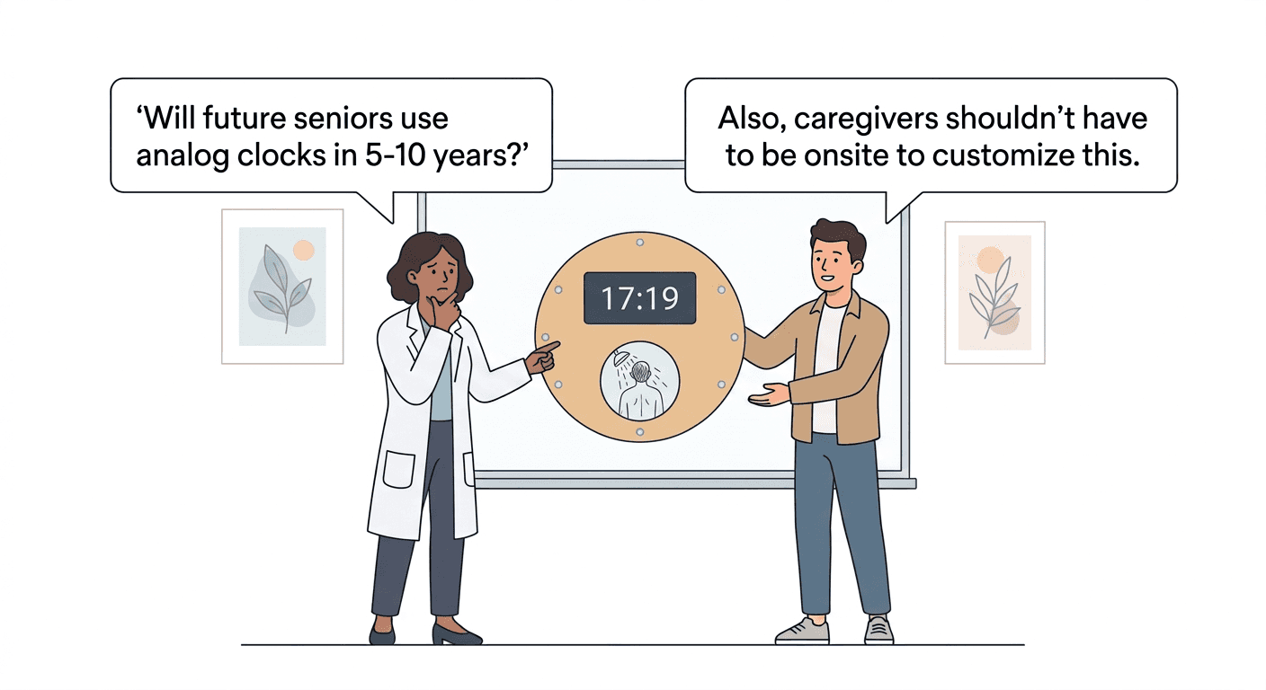 Modern home office setup with a monitor, ergonomic chair, keyboard, and indoor plants near a window with blinds.
