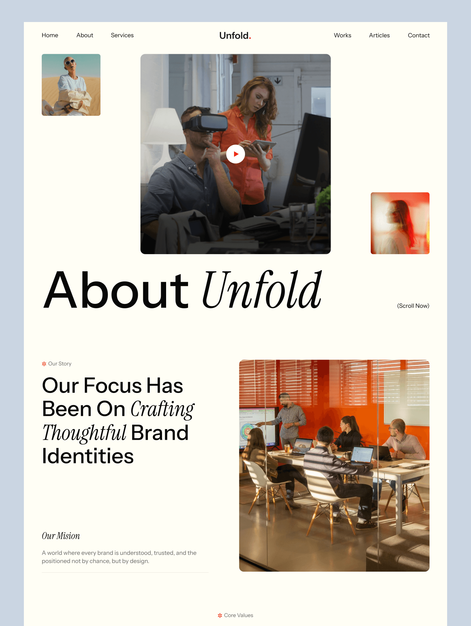 Creative agency Website Template