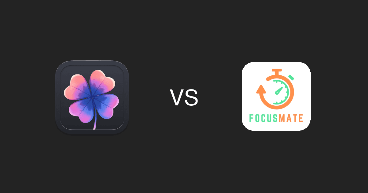Aftertone vs Focusmate 2026 comparison — productivity system versus virtual coworking tool